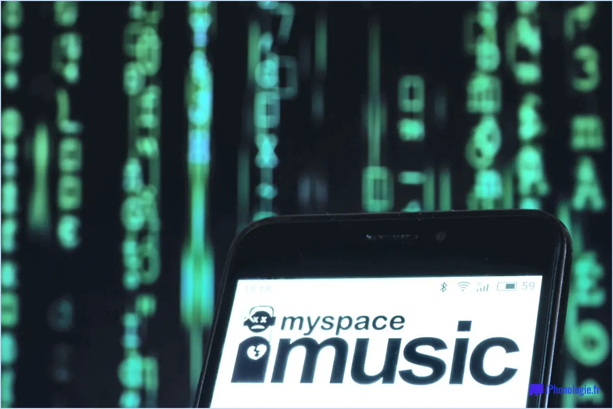 Comment retrouver mon ancienne musique Myspace?