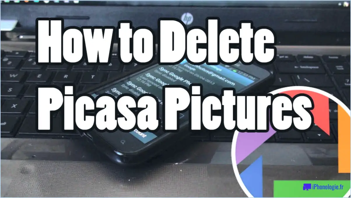 Comment supprimer des photos de Picasa?