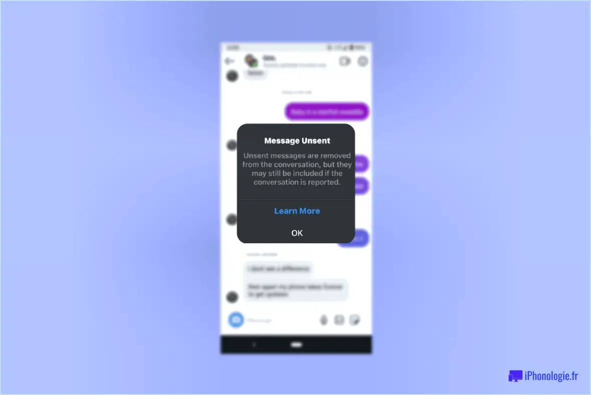 Comment supprimer les messages non envoyés sur android?