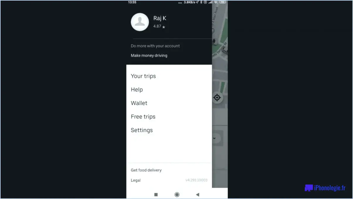 Comment supprimer mes coordonnées d'Uber?
