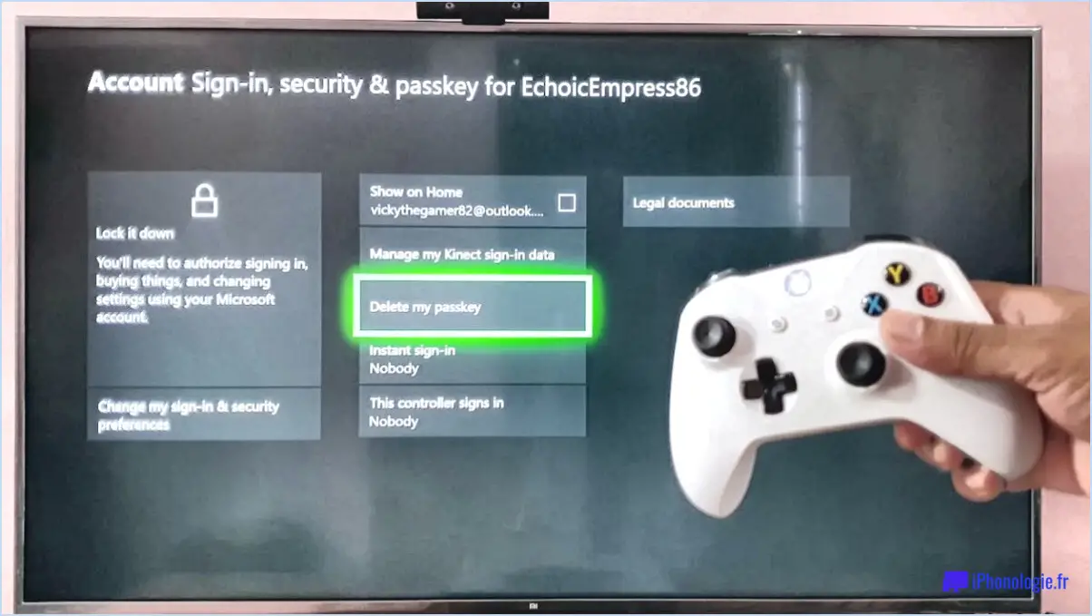 Comment supprimer mon compte Xbox One d'une autre console?