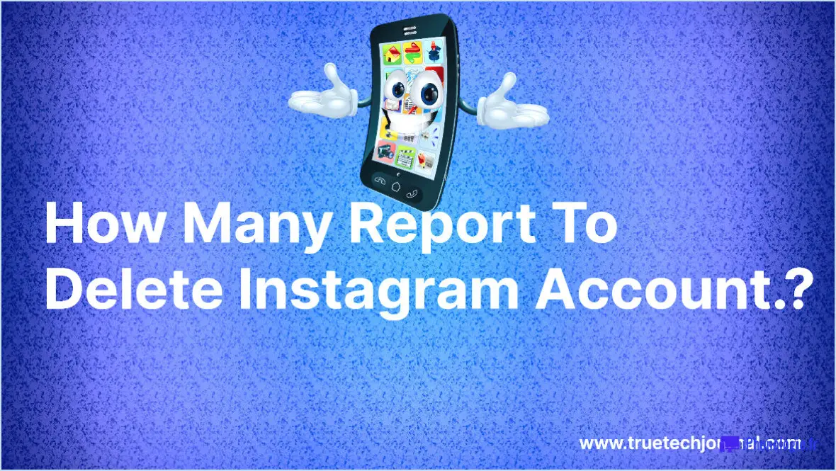 Comment supprimer un compte Instagram par signalement?