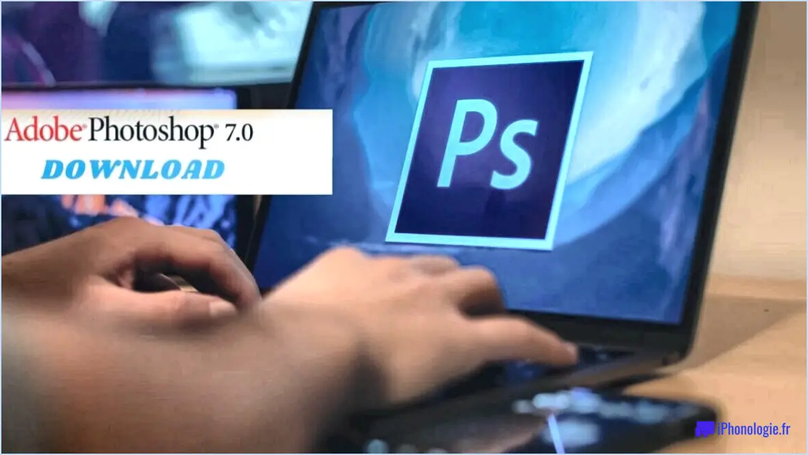 Comment télécharger adobe photoshop 7 0 sur windows 10?