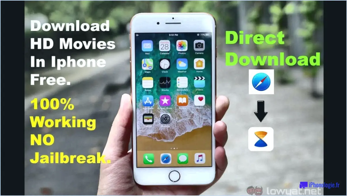 Comment télécharger des films sur l'iPhone?