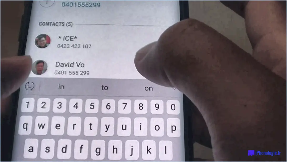 Comment transférer un message texte sur le Samsung Galaxy S9?