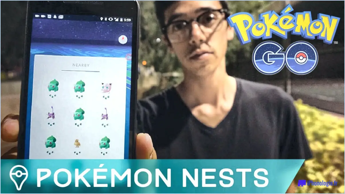 Comment trouver les nids de pokemon go?