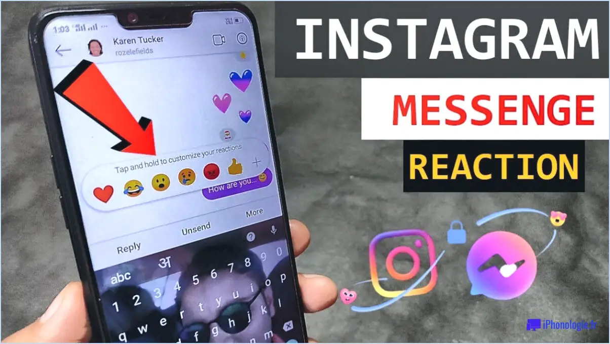 Comment utiliser les différentes réactions sur instagram?
