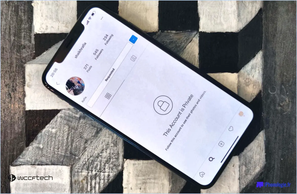 Comment voir les comptes demandés sur instagram?