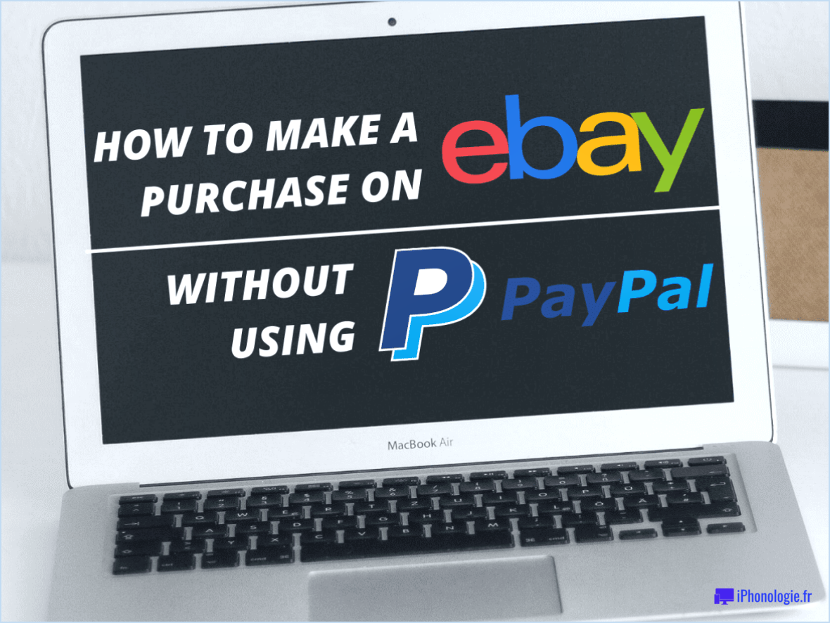 Existe-t-il une alternative à PayPal sur eBay?