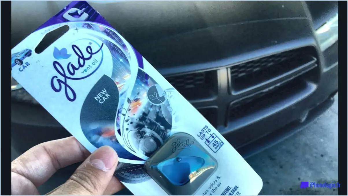 Glade car air freshener vent clip how to use?