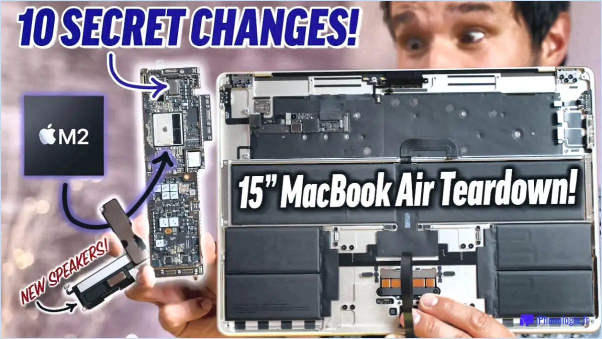 Le MacBook Air 15 pouces a le même SSD lent que le modèle 13 pouces