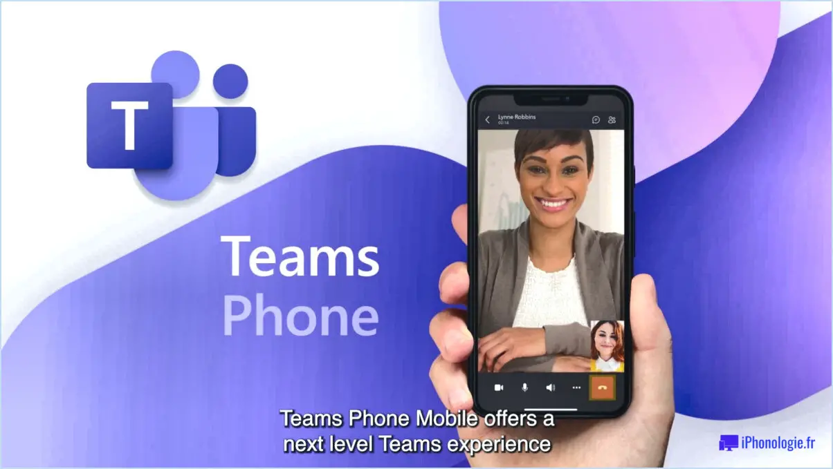 Microsoft Teams peut-il appeler un téléphone portable?