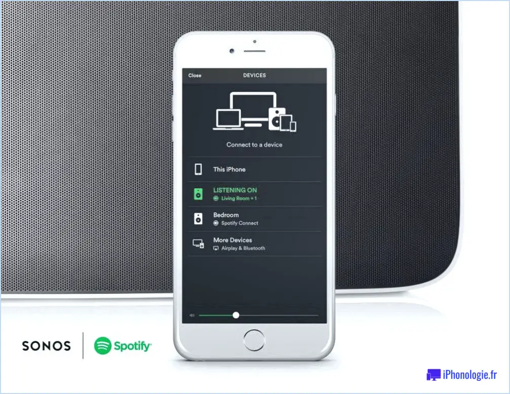 Peut-on connecter plusieurs comptes Spotify à Sonos?