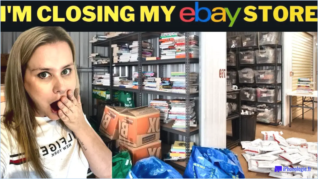Que se passe-t-il si je ferme ma boutique eBay?