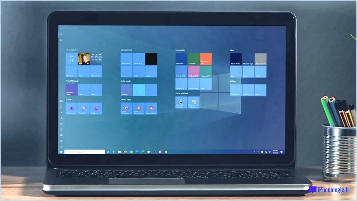Windows 10 : comment activer l'écran de démarrage?