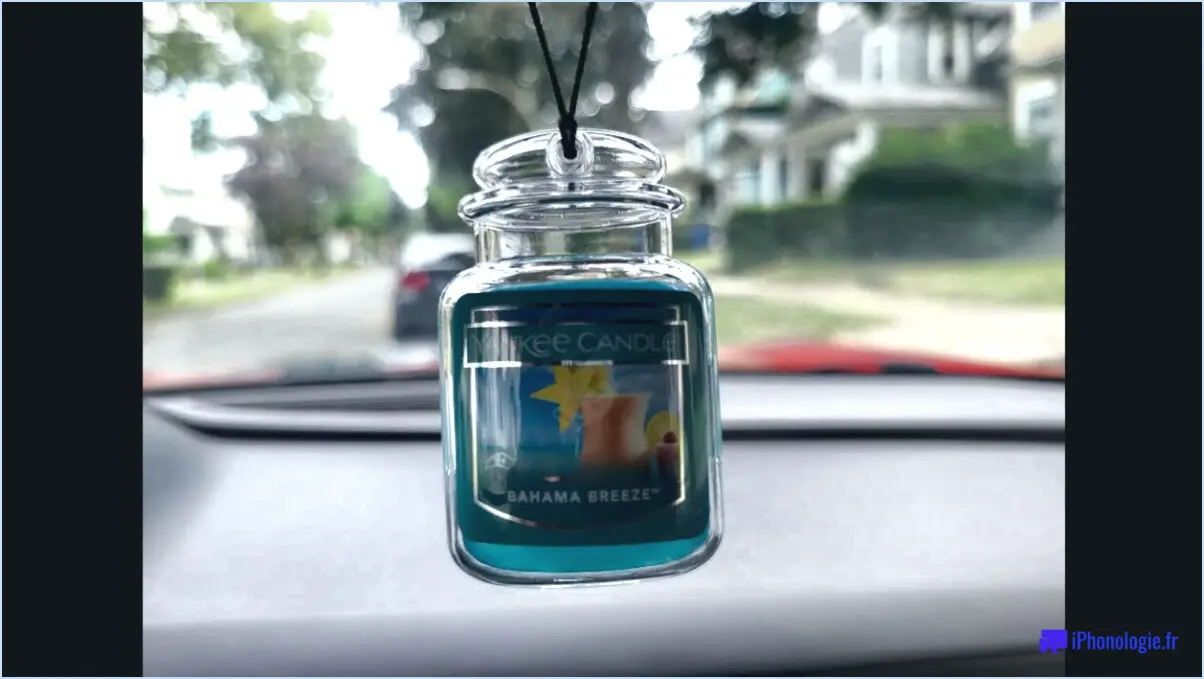 Yankee candle air freshener car jar how to use?