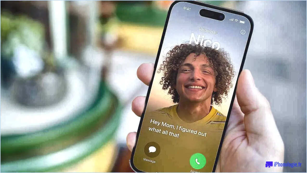 Apple iOS 17 Message de messagerie vocale en direct