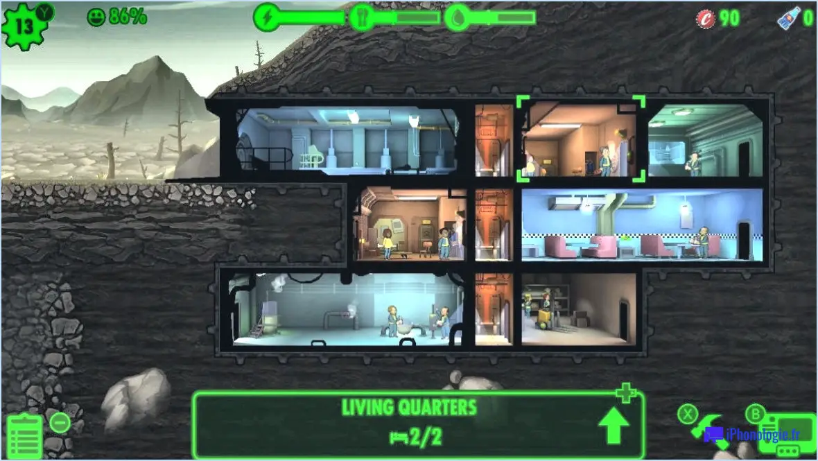 Fallout shelter comment supprimer une pièce?