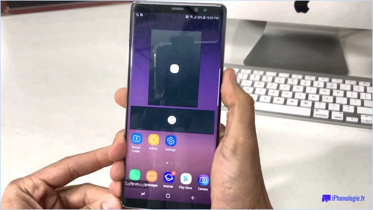 Samsung Galaxy S8/Note 8 : activer ou désactiver le mode sans échec?