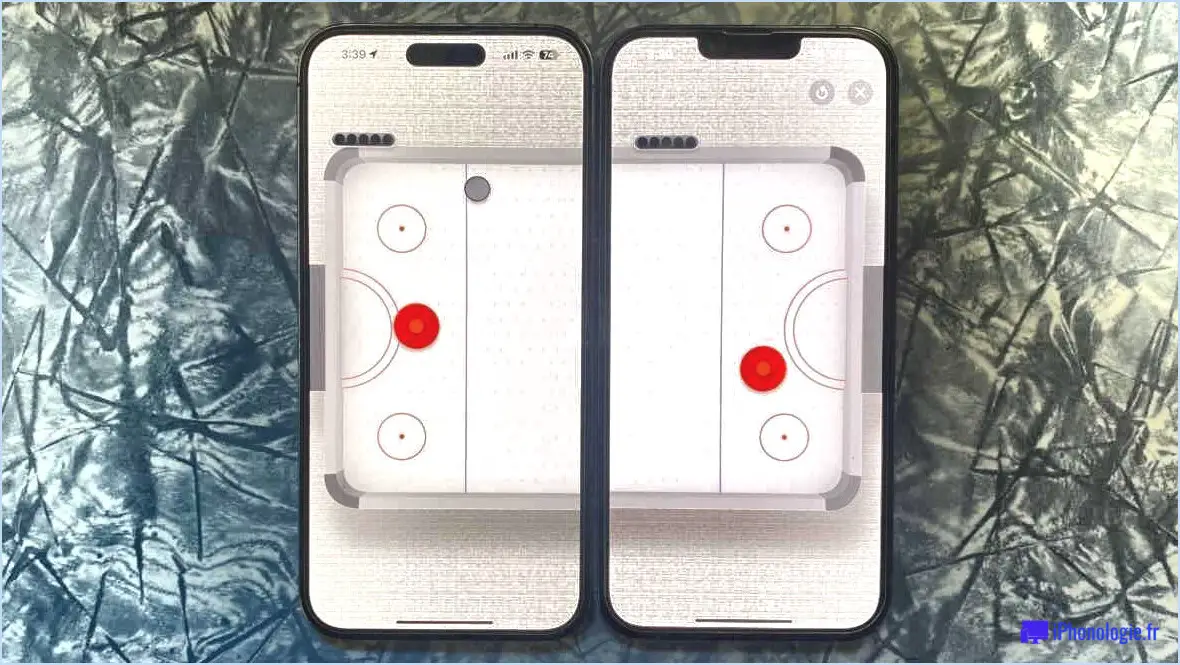 iPhone essayez le hockey Air Galaxy