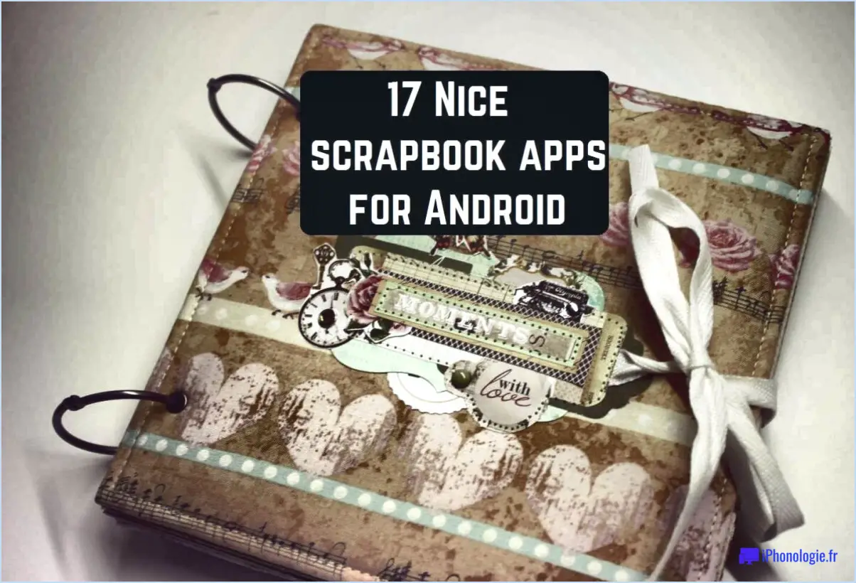 5 applications de scrapbooking pour Android?