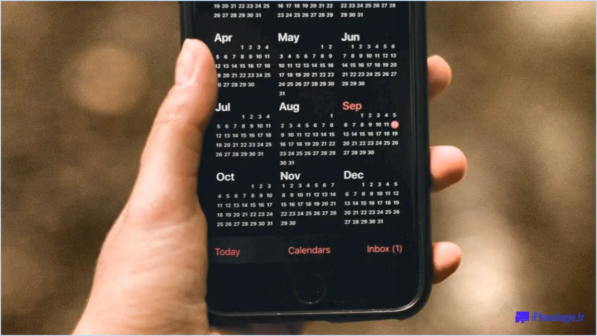 Comment ajouter les jours fériés américains au calendrier de l'iphone?
