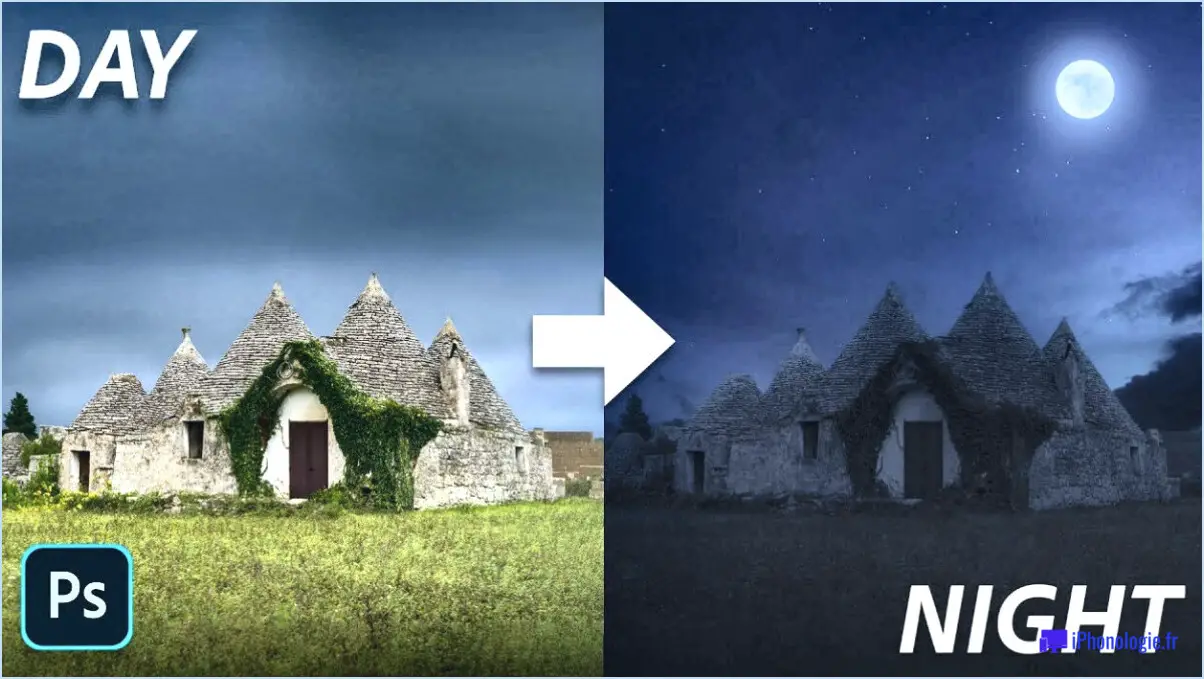 Comment améliorer l'aspect des photos de nuit dans Photoshop?