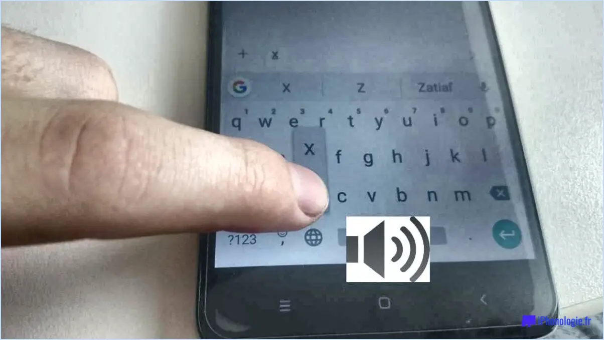 Comment changer le son du clavier sur android?