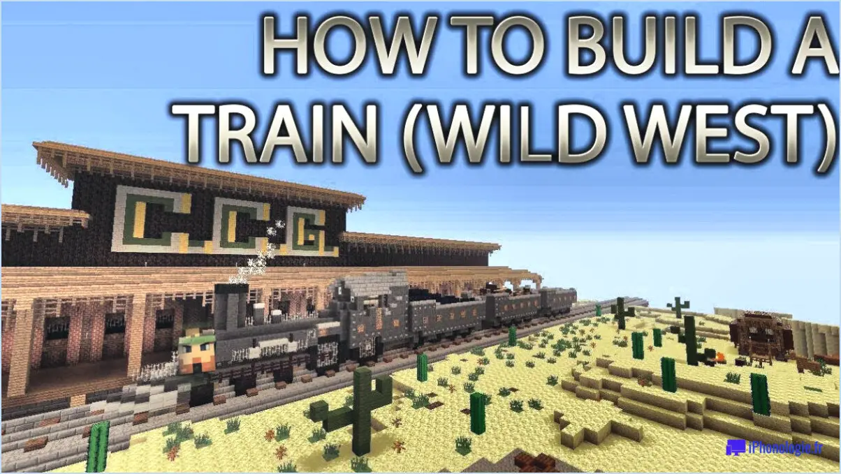 Comment construire une gare dans minecraft xbox 360?