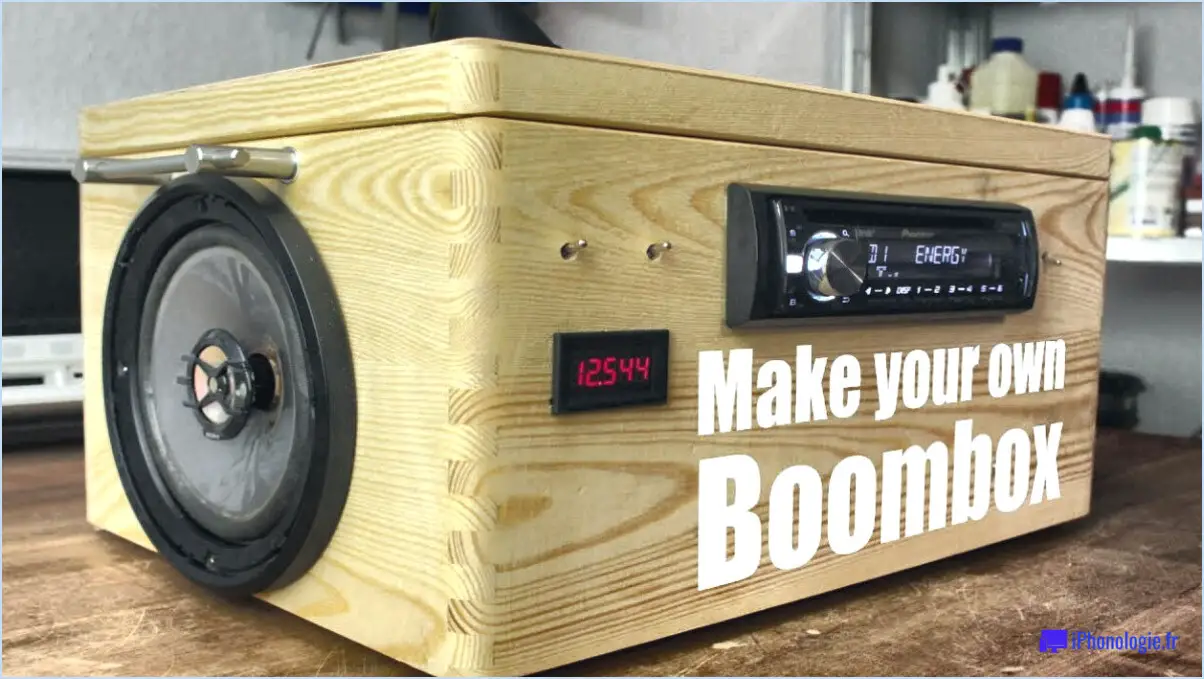 Comment faire un boombox pour voiture?