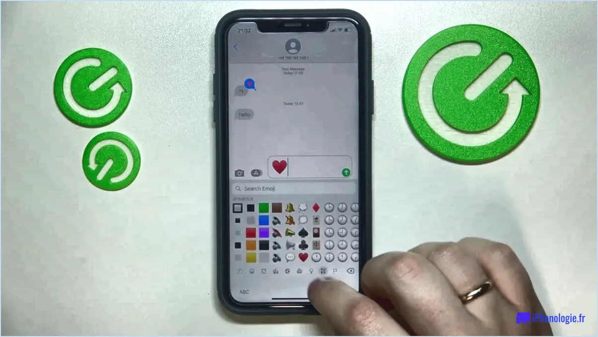 Comment faire un coeur avec le clavier sur l'iphone?