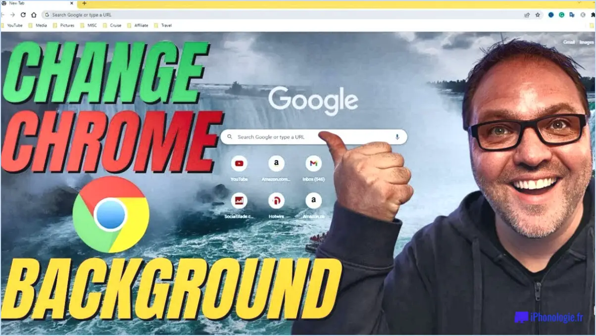 Comment modifier l'arrière-plan de Google Chrome?
