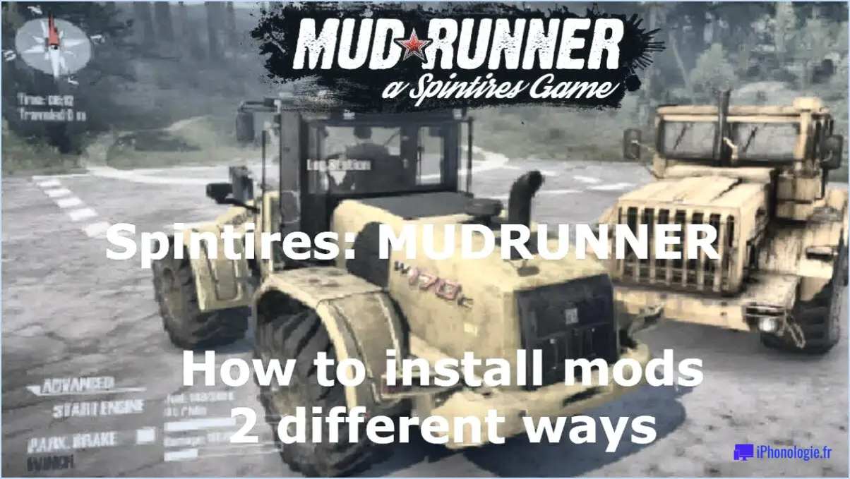 Comment obtenir des mods sur mudrunner ps4?