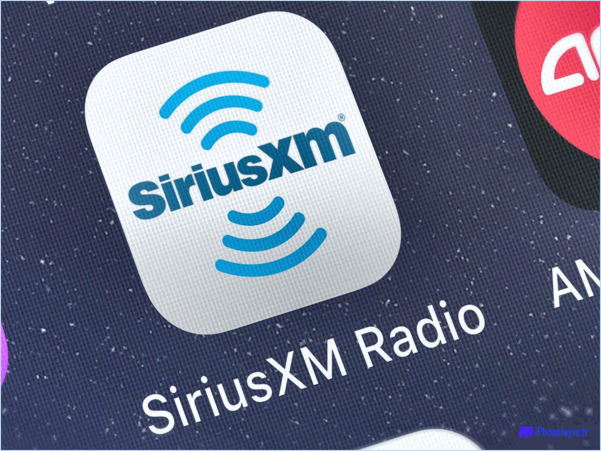 Comment puis-je résilier mon compte SiriusXM?