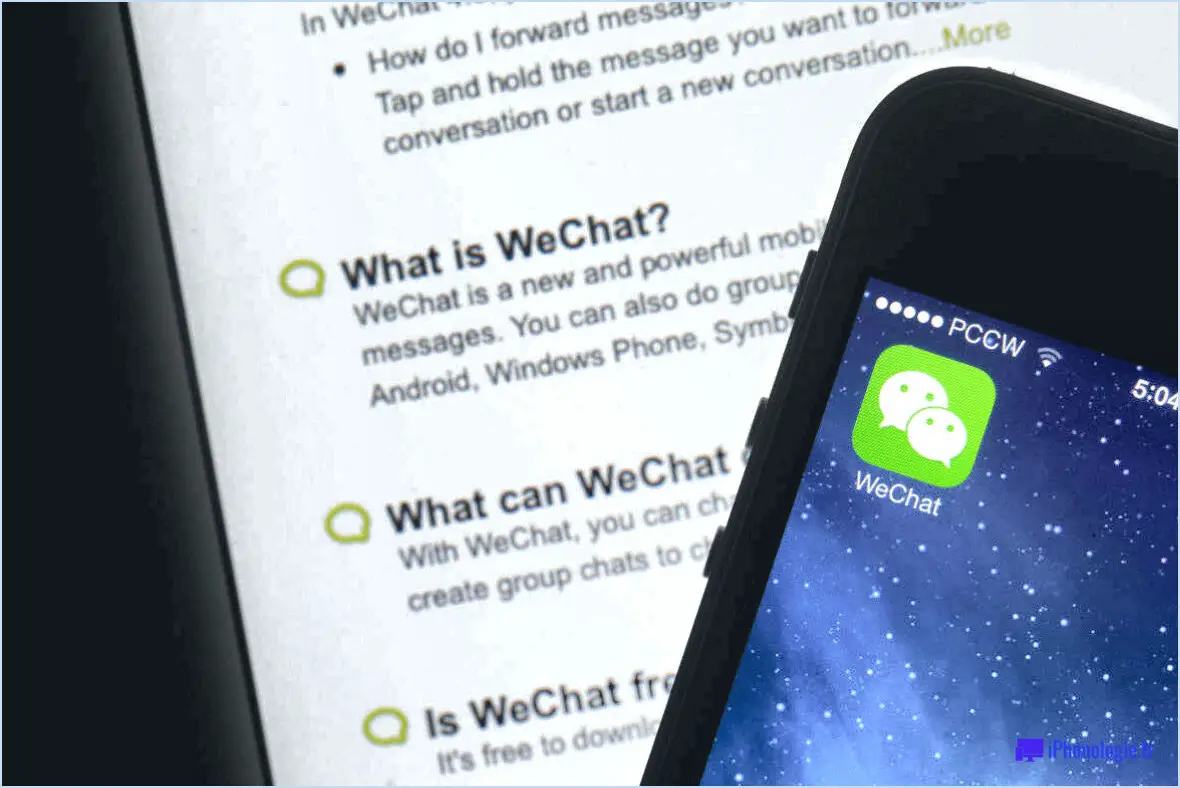 Comment récupérer mon identifiant WeChat?