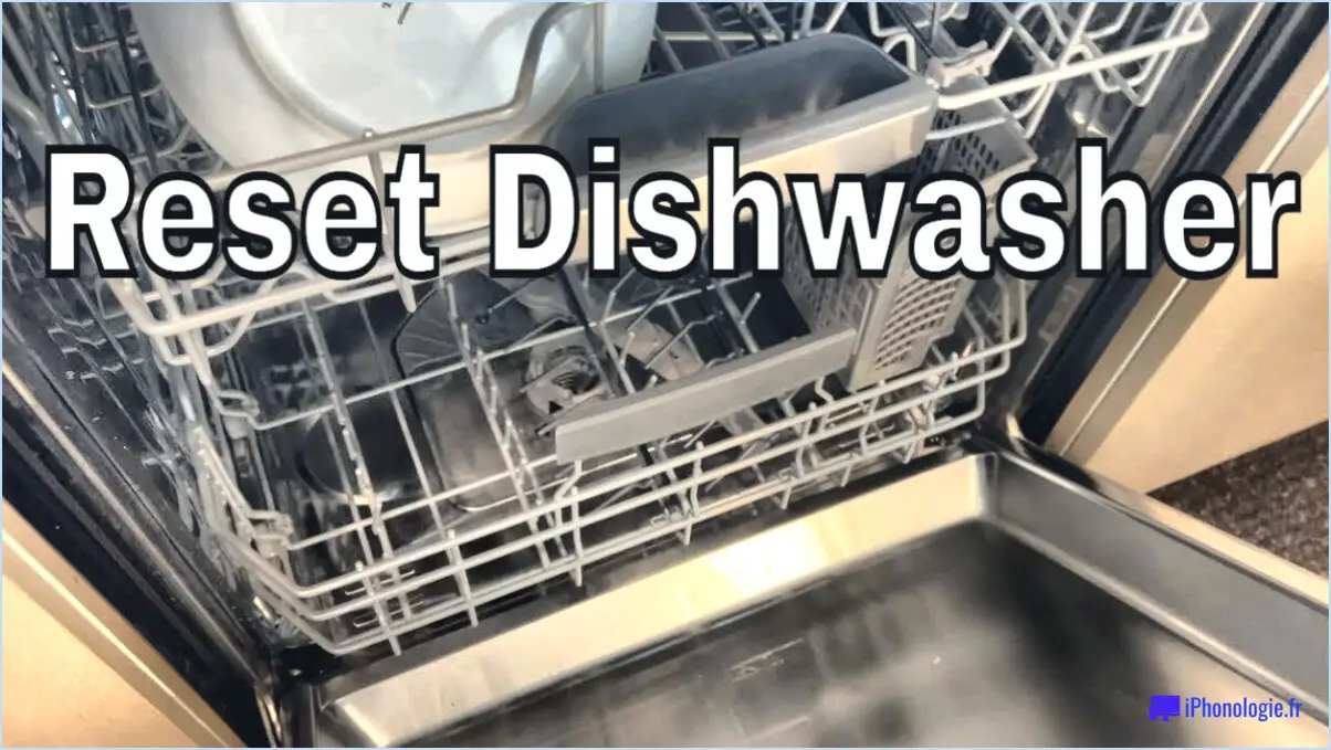 Comment réinitialiser un lave-vaisselle Blomberg?