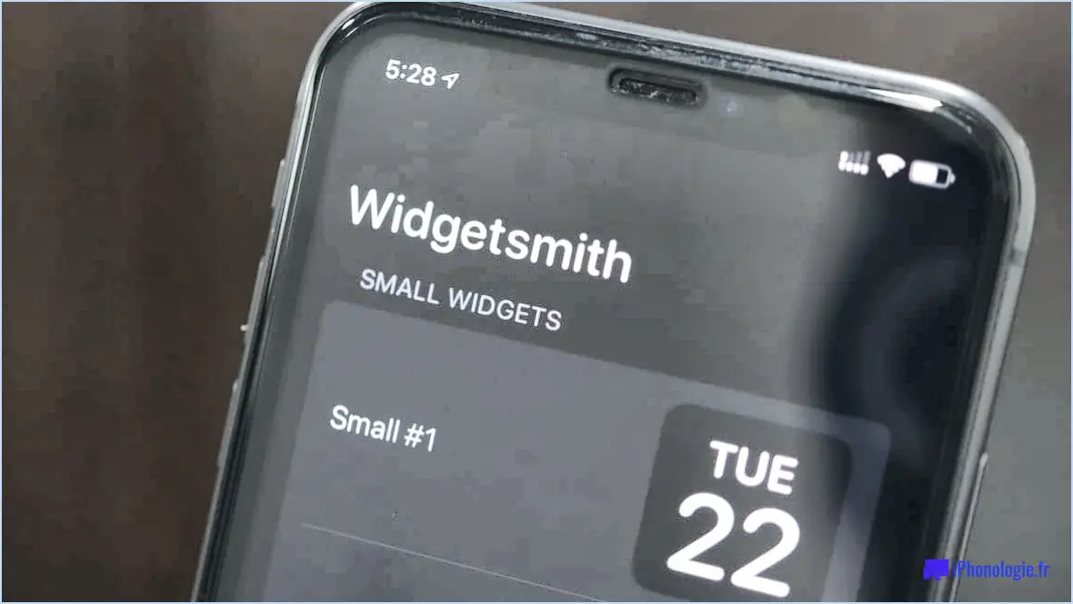 Comment réparer widgetsmith ne fonctionne pas ouvrir widget gris ios 14?