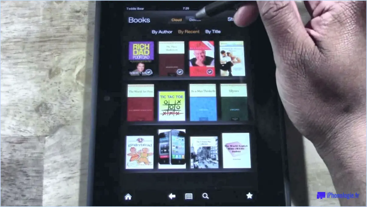 Comment supprimer des livres et des documents de Kindle Fire HD8 & HD10?