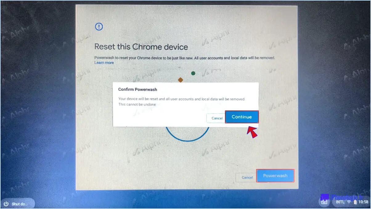 Comment supprimer le propriétaire d'un Chromebook?
