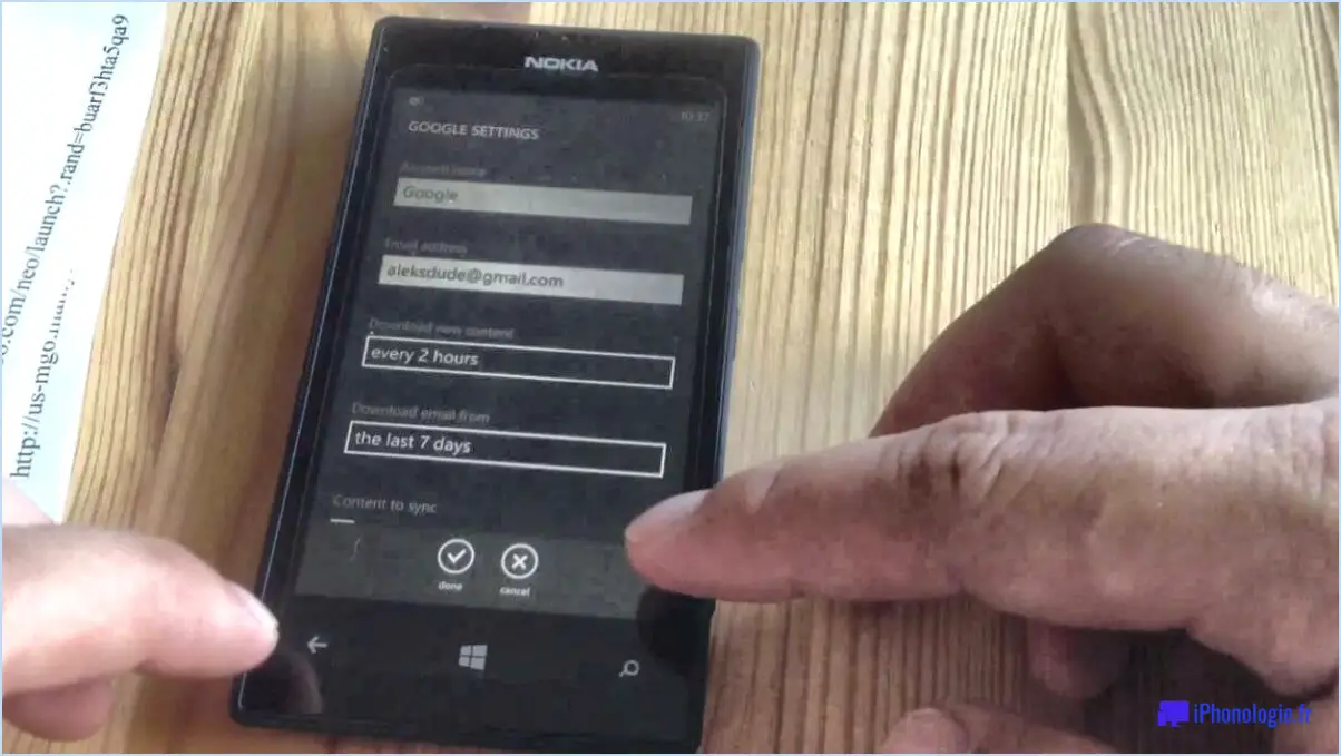 Comment supprimer un compte microsoft sur nokia lumia 520?