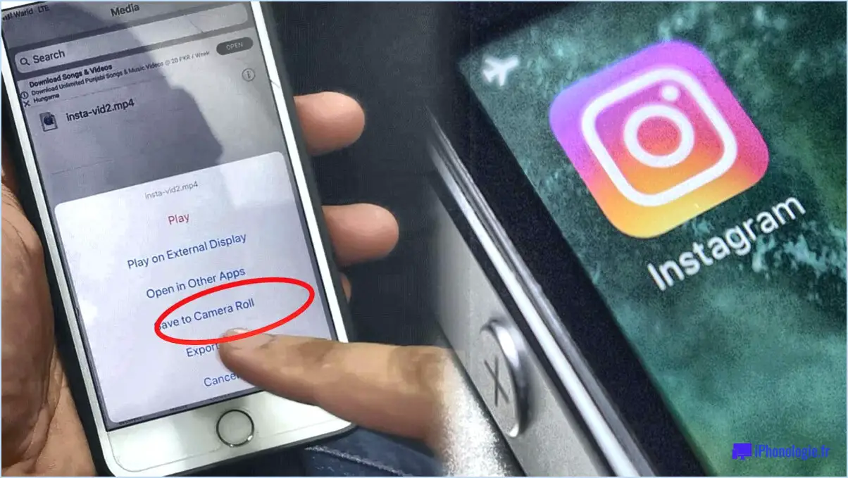 Comment télécharger des vidéos d'instagram sur iphone?