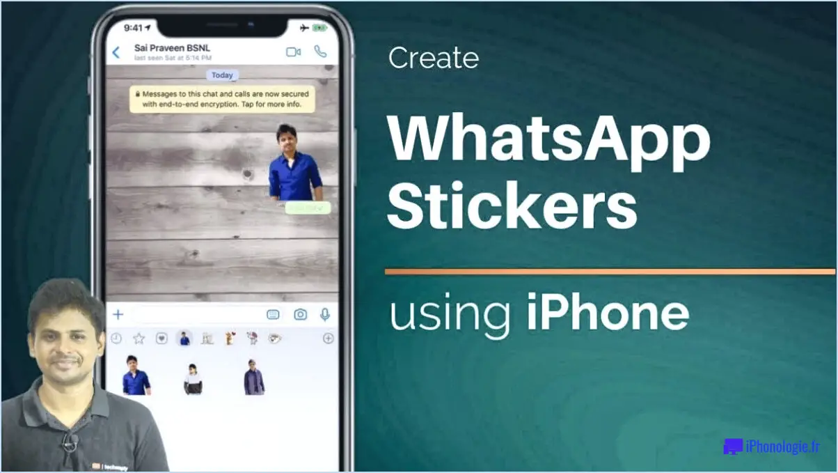 Comment utiliser les stickers whatsapp sur iphone?