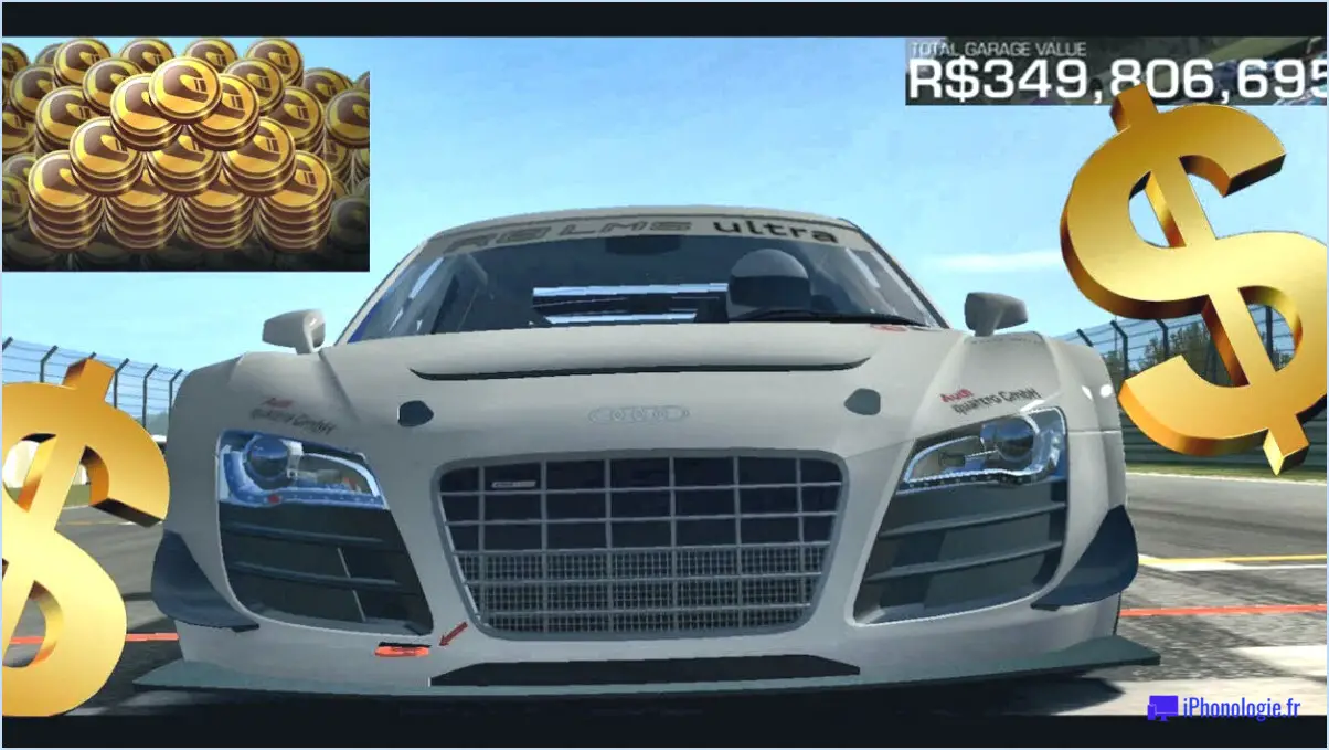 Comment vendre une voiture dans real racing 3?