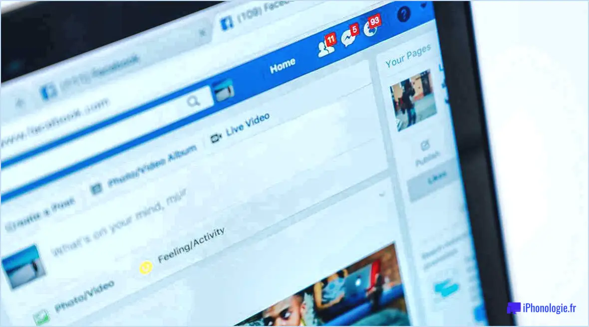 Faceboook : Comment vérifier si quelqu'un est en ligne?