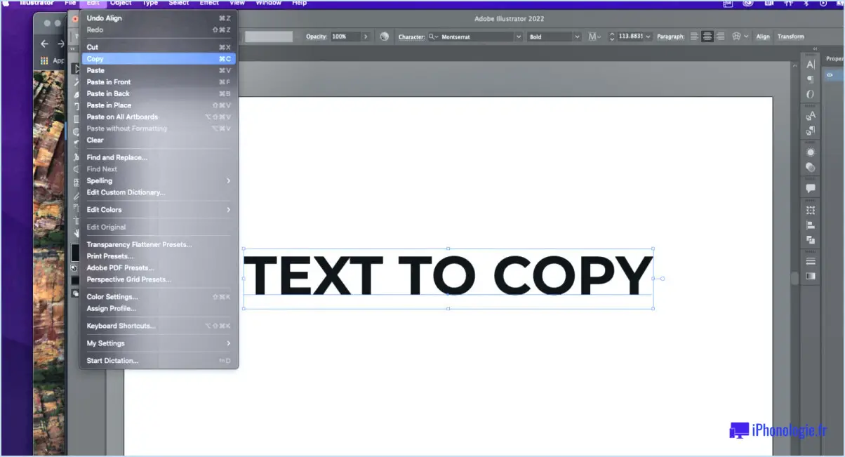 How do i copy text from illustrator to word?