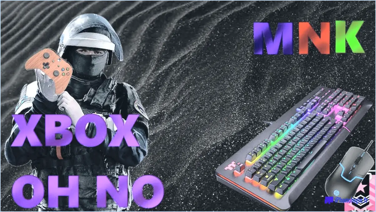 Le clavier et la souris peuvent-ils être utilisés sur la xbox r6?