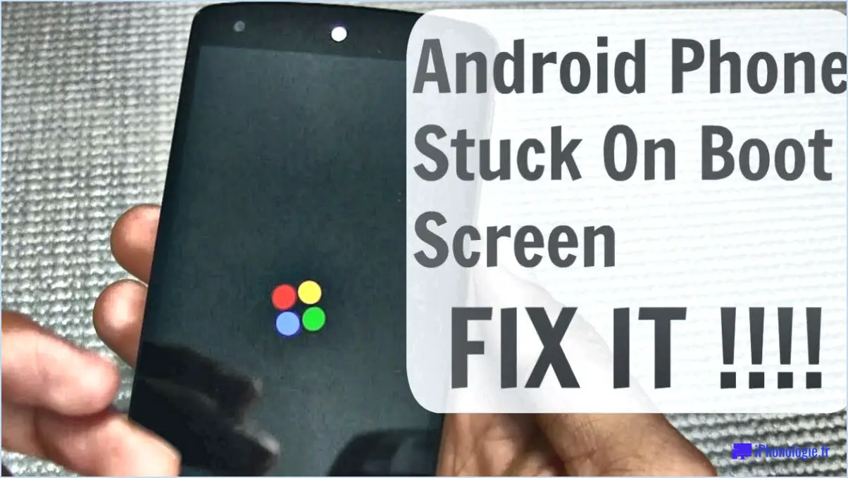 Marche à suivre lorsqu'Android est bloqué dans une boucle de redémarrage?