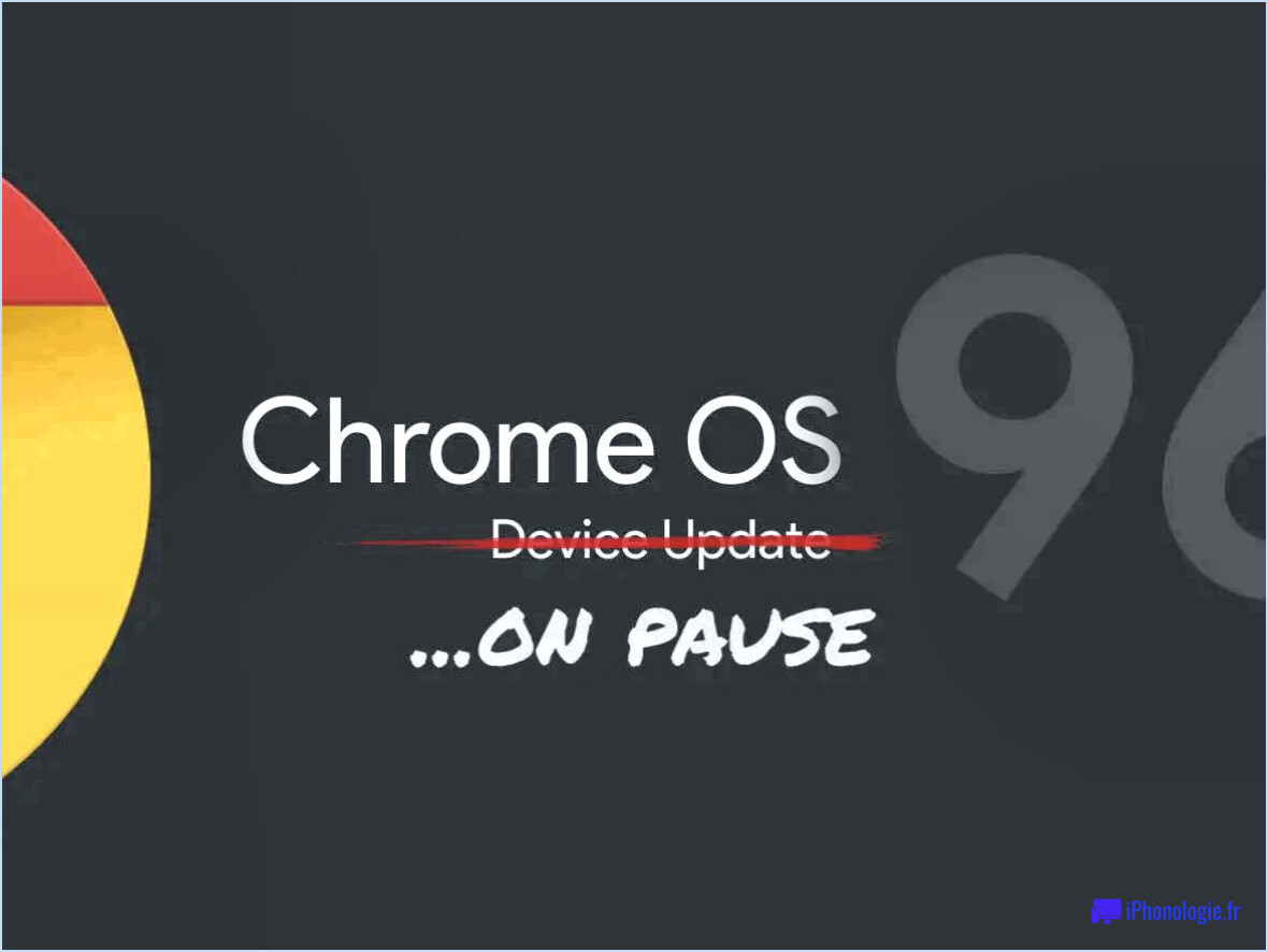 Mises à jour de Chrome OS mises en pause?