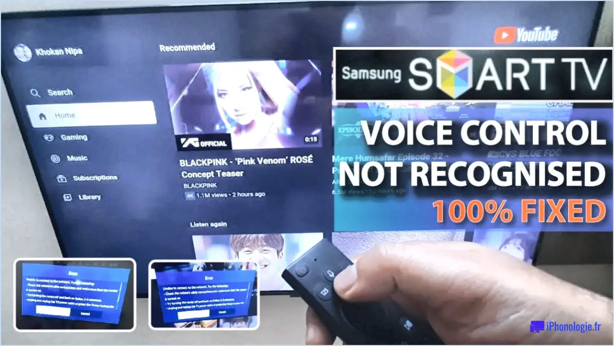 Samsung TV Bixby ne fonctionne pas - Correction?