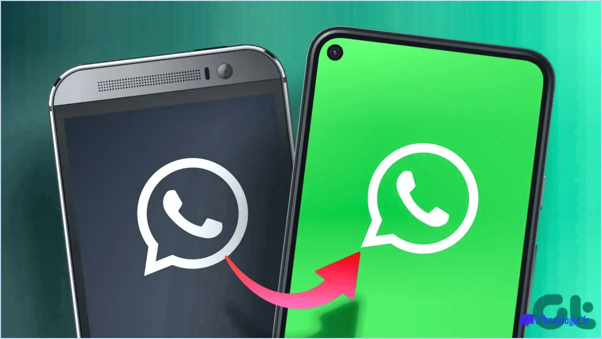 Whatsapp comment transférer whatsapp sur un nouveau téléphone sans vérification?
